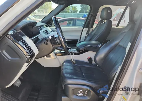 2016 Land Rover Range Rover Hse from USA, damaged, VIN SALGS2KF4GA261232